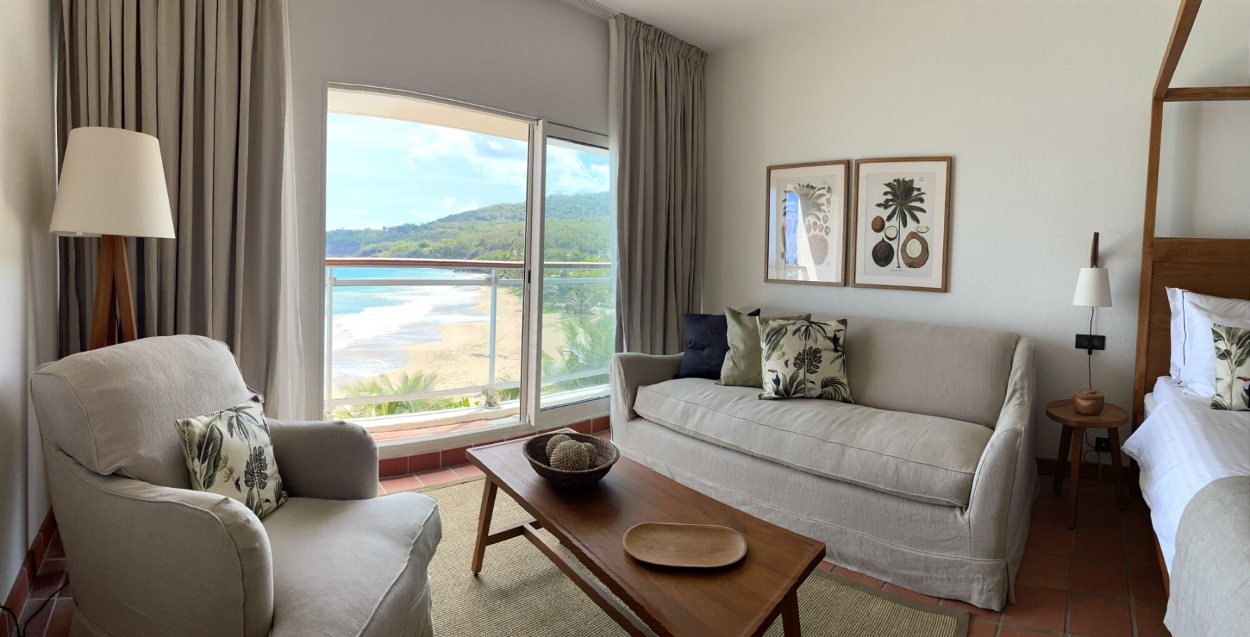 Grande chambre vue mer